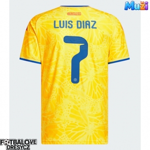 Kolumbie Luis Diaz #7 Domácí Dres MS 2026 Krátký Rukáv